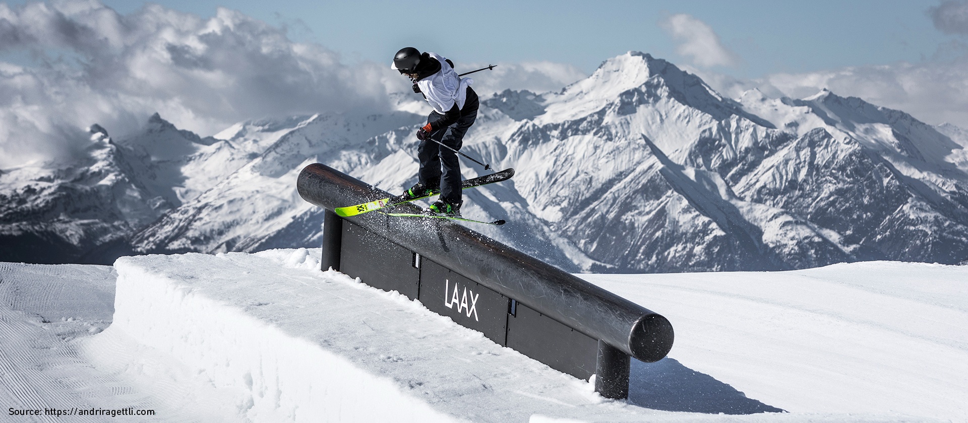 Banner image of Andri Ragettli snowboarding
